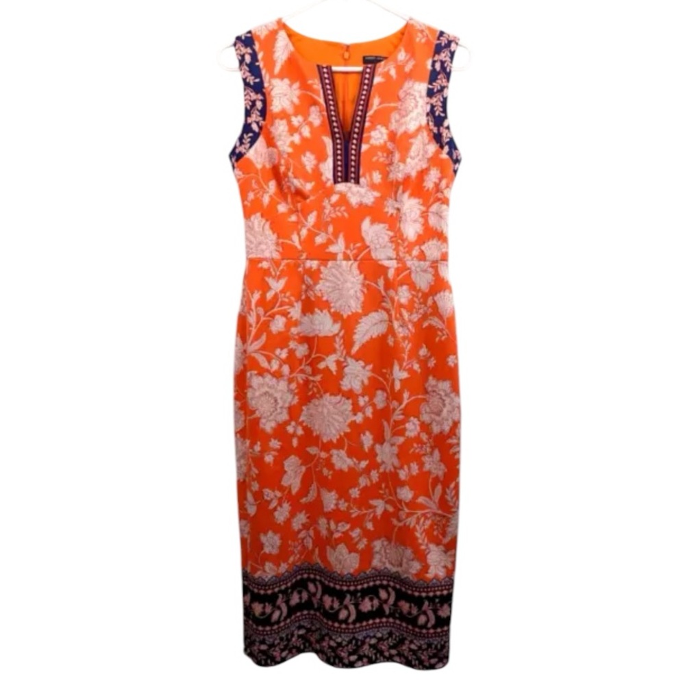 Sleeveless Floral Dress Maggy London